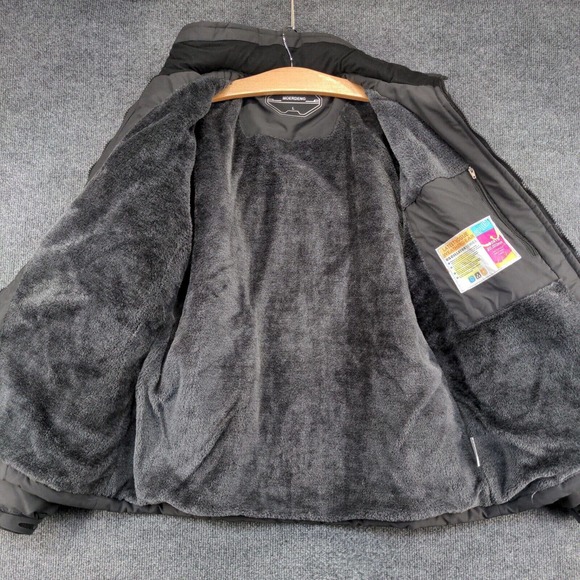 Moerdeng Men's Windbreaker Jacket Black Large Long Sleeve Waterproof Breathable - Picture 9 of 14